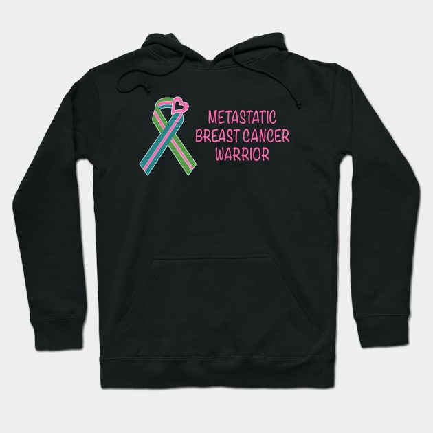 METASTATIC BREAST CANCER WARRIOR Hoodie by Trent Tides